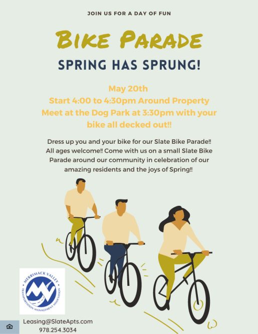 event bike month parade poster